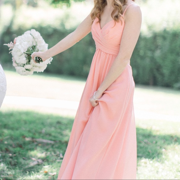 Sorella vita coral bridesmaid dress - Picture 4 of 4